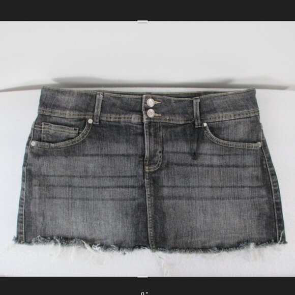BERSHKA DENIM SKORT - Picture 3 of 16